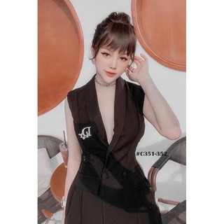 Tag Cài Áo Đính Đá Phối Ngọc D.i.o.r
