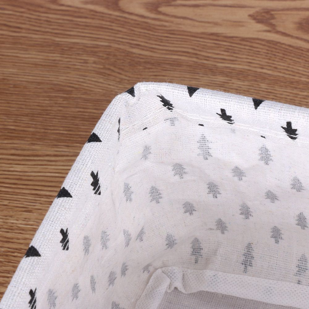 Hộp đựng đồ bằng vải linen cotton có thể gấp gọn tiện dụng cho gia đình