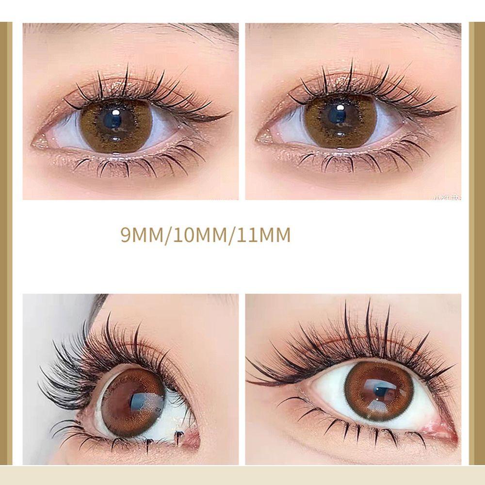[Hàng mới về] Hộp lông mi giả dạng cụm dày hình chữ M làm bằng tay dùng nối mi tự nhiên lâu trôi