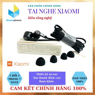 [Fullbox] Tai Nghe Chính Hãng XIAOMI. Thiết Kế Sang Chảnh, Âm Thanh Cực Chất. Tặng Kèm Núm Phụ Thay Thế