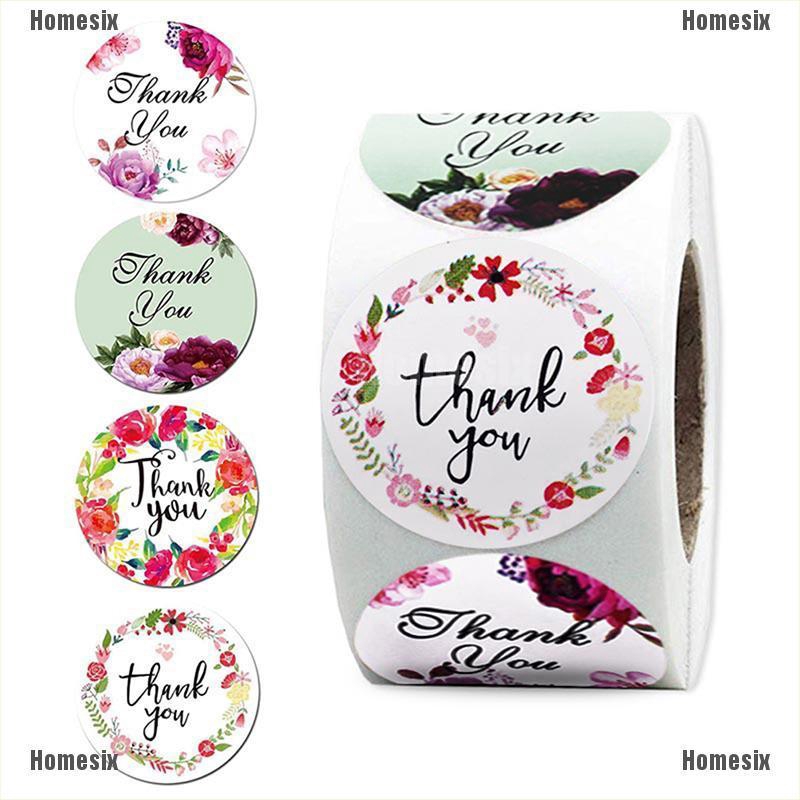 Set 500 Sticker Chữ Thank You Dán Trang Trí Tiệc Cưới