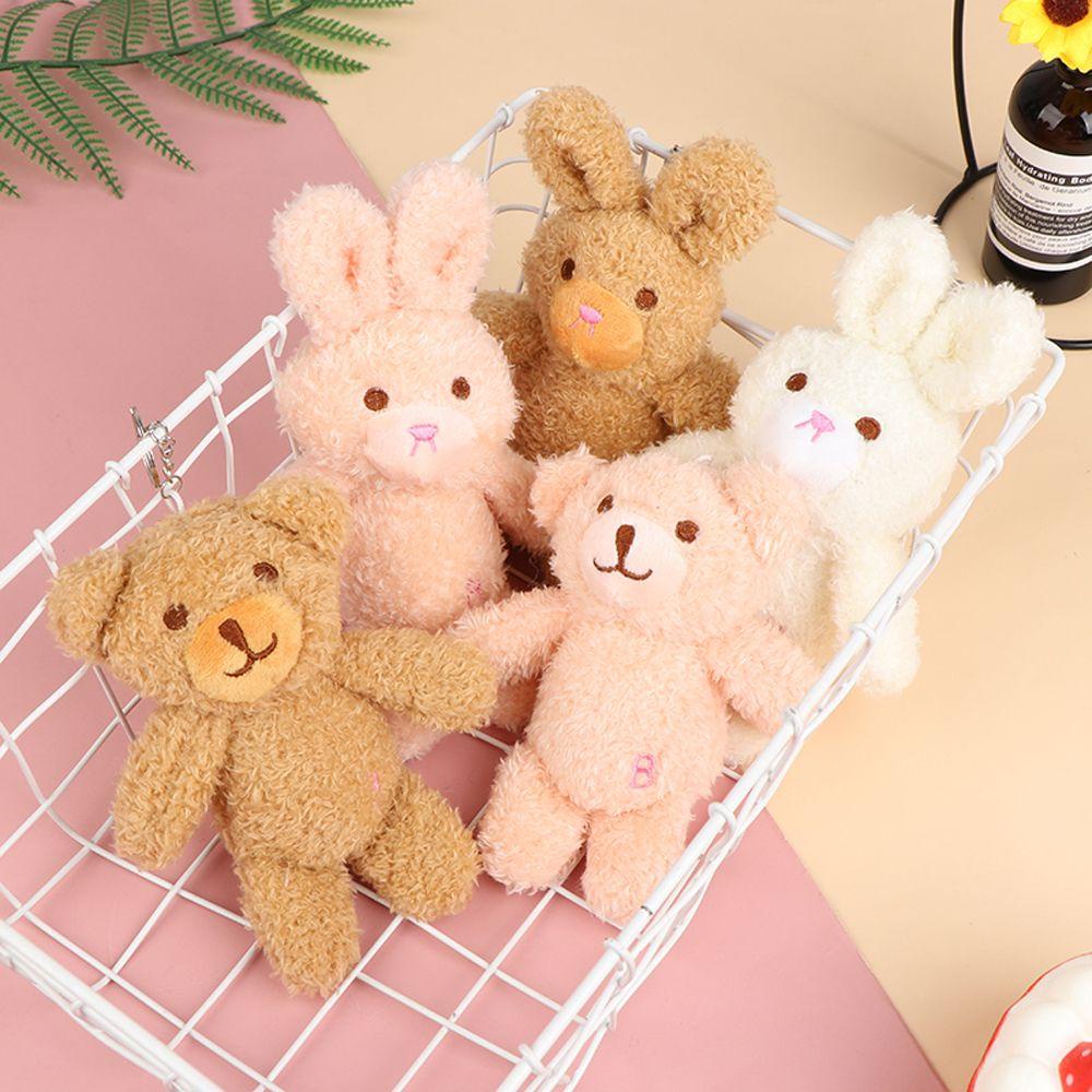 Móc Khóa Thỏ Nhồi Bông Xinh Xắn Đáng Yêu