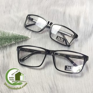 Mắt kính gọng nhựa màu đen vuông bầu cho cả nam nữ ( giá sỉ )