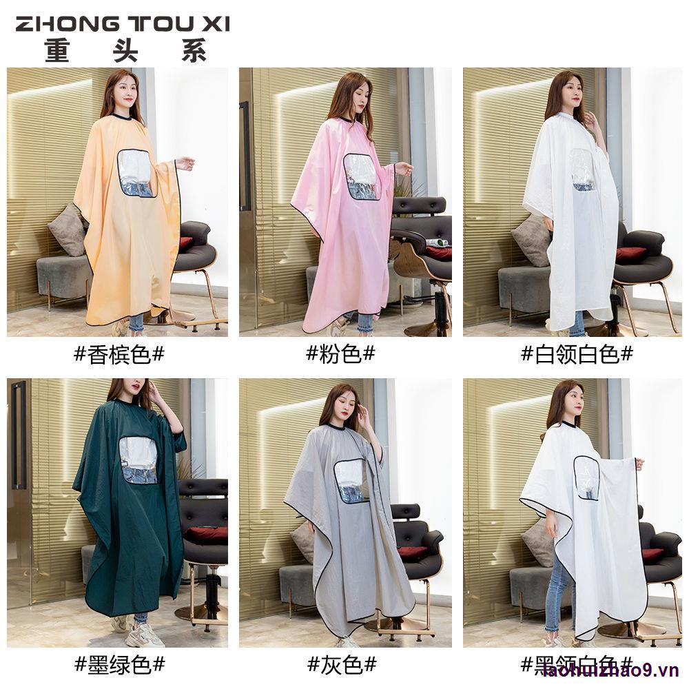 Phối cảnh cắt tóc vải nhìn vào điện thoại di động cắt tóc vải cắt tóc cửa hàng cắt tóc làm tóc tùy chỉnh tên cửa hàng không thấm nước chống dính tóc
