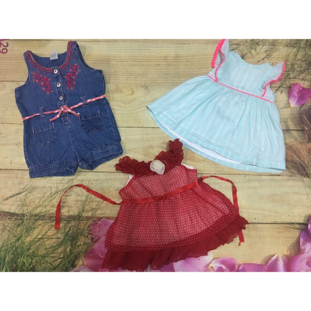 Combo đầm 2hand cho bé