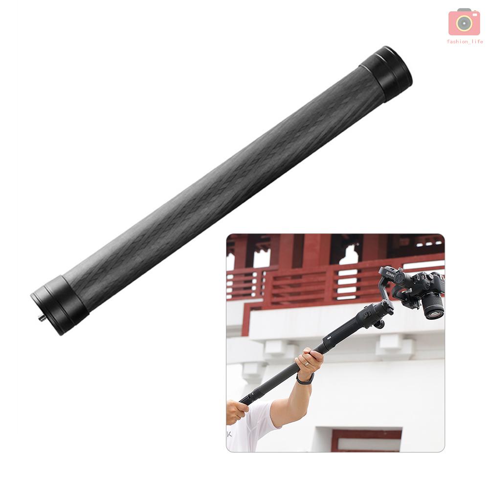 Thanh nối dài ổn định bằng sợi Carbon với ốc vít 1/4 Inch 35cm cho DJI Ronin-S Zhiyun Crane 2/3 Feiyu AK4000/K2000 Air