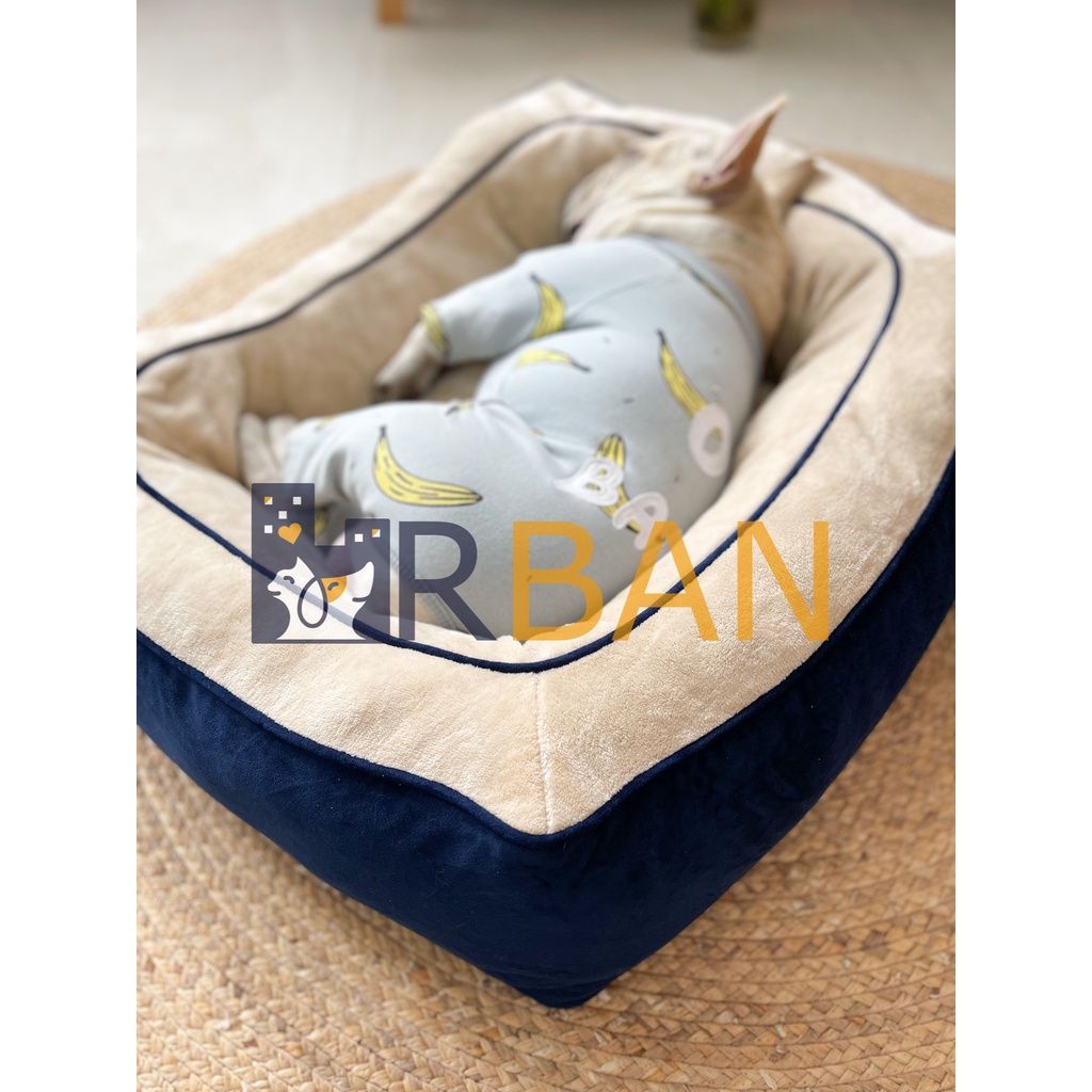 𝗨𝗿𝗯𝗮𝗻_Đệm/ổ nệm bo 4 góc cho thú cưng_Size dưới 10kg