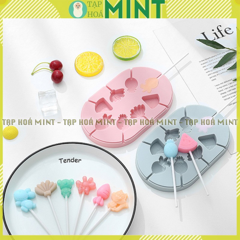 Khuôn kẹo mút, khuôn kẹo silicone cao cấp - Tạp hoá mint