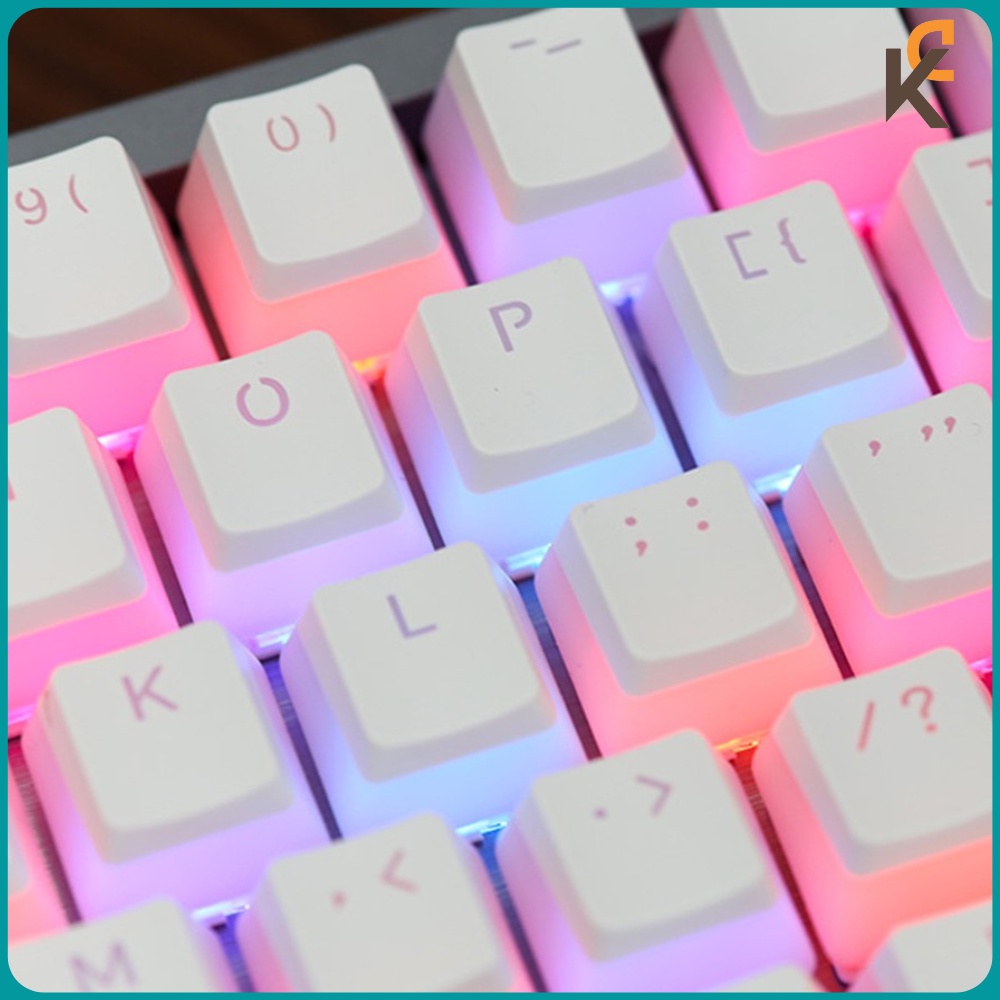 Keycap Pudding PBT OEM Profile 129 nút - Xuyên Led Dành Cho Bàn Phím Cơ