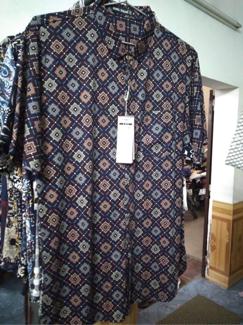 Áo sơ mi nam hoạ tiết hoa lá trung niên trung tuổi (nhiều mẫu)