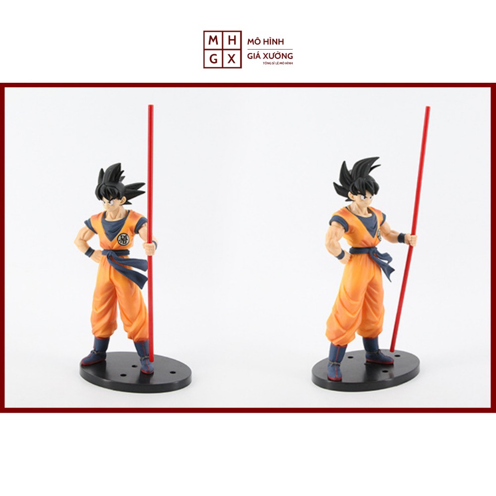 Mô hình Dragon Ball  SonGoku cầm gậy siêu đẹp cao 27cm figure mô hình 7 viên ngọc rồng dragon ball mô hình giá xưởng