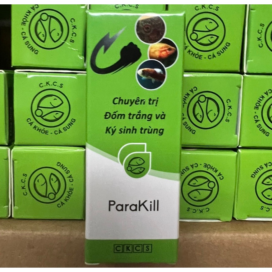 Anti Stress (túm lắc, lừ đừ) và ParaKill (nấm, ký sinh trùng) cho cá cảnh