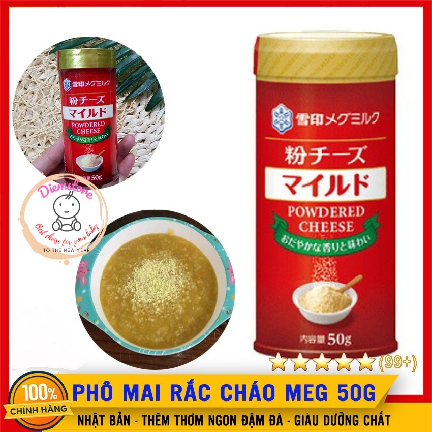 Phô mai rắc Nhật 50gr Powdered Cheese Mild