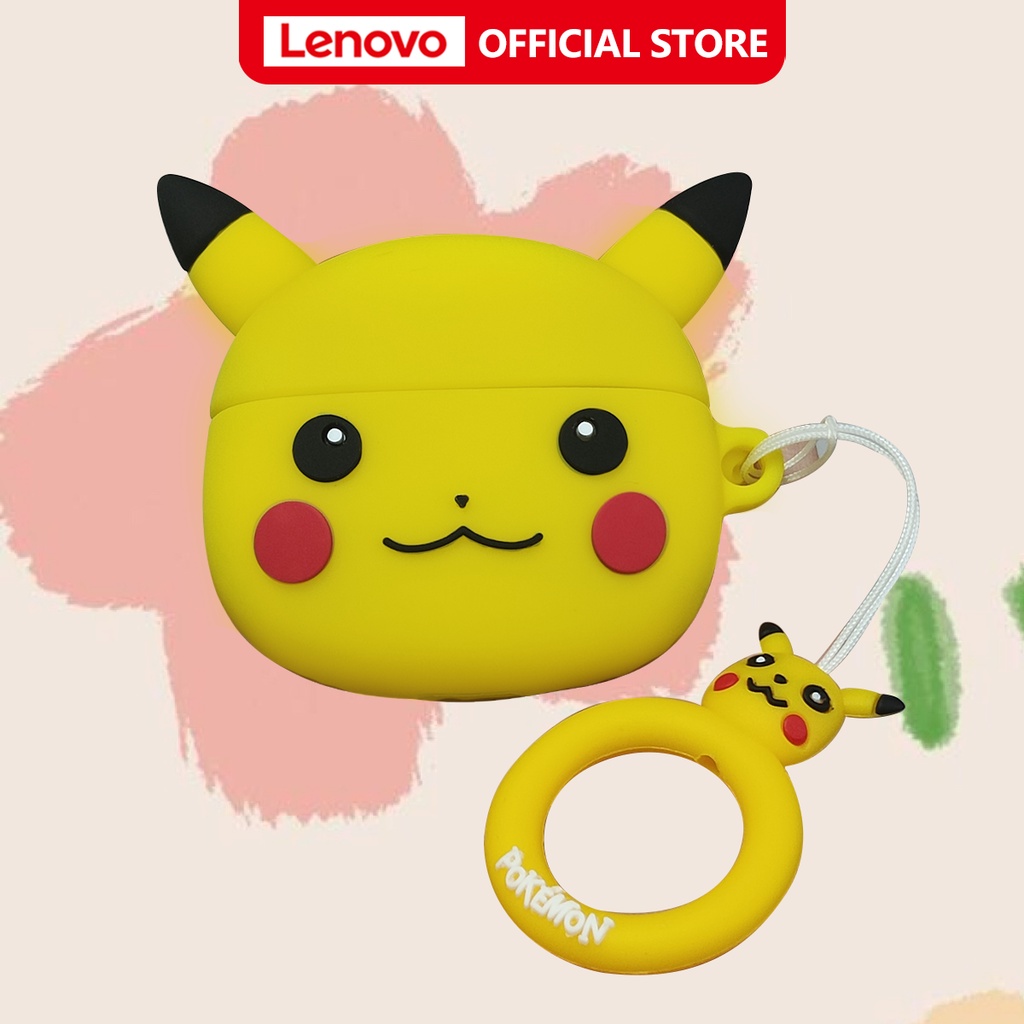 Vỏ bảo vệ hộp sạc tai nghe bluetooth LENOVO silicone chống rơi hoạt hình dễ thương cặp đôi cho LENOVO LP40 LP40S LP40PRO