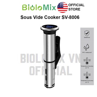 Máy nấu chậm sous vide biolomix sv-8006 công suất 1200w màn hình kỹ thuật số led