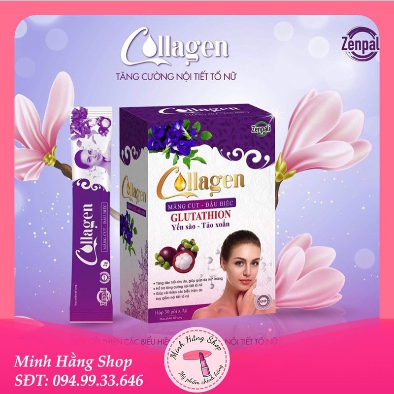 Colagel Măng Cụt Đậu Biếc(30 gói)