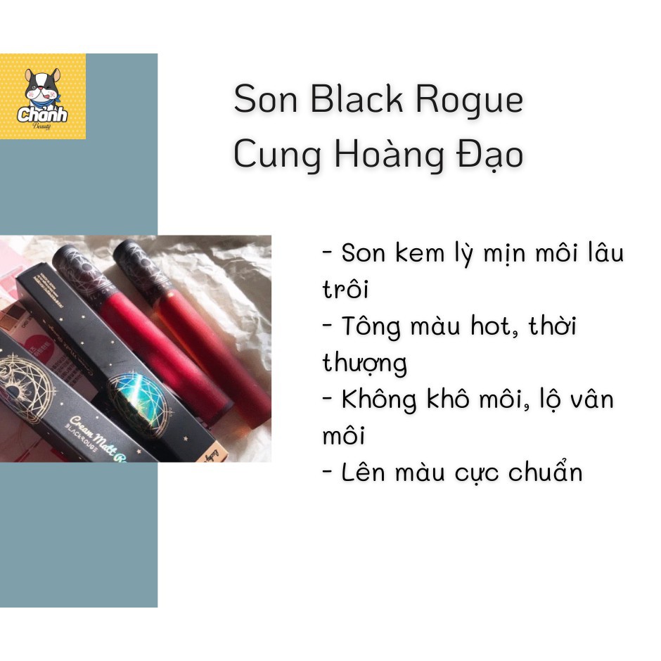 Son Kem Lì Black Rouge Matt Rouge Cung Hoàng Đạo