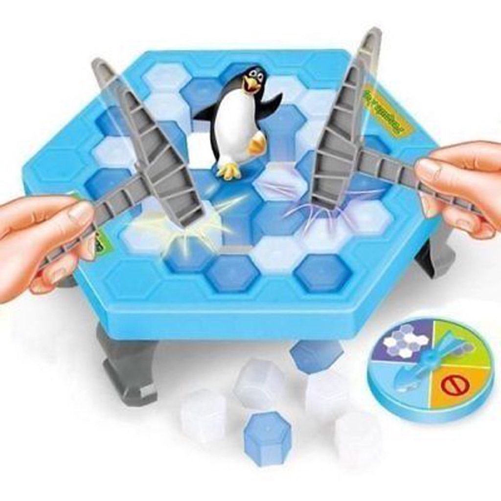 [Mã LIFETOYS1 giảm 30K đơn 99K] Bộ đồ chơi phá băng giải cứu chim cánh cụt vui nhộn