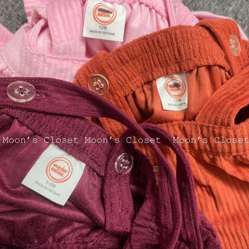 XD- Váy yếm nhung size 0/3m-12m