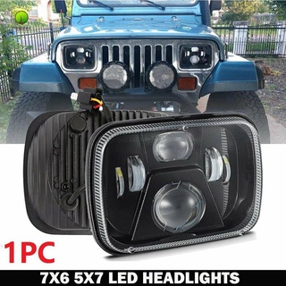 Đèn Pha Led 120w 5x7 7x6 Cho 1986-1995 Jeep Wrangler Yj