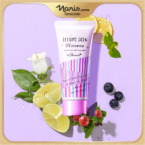 Kem chống nắng tạo thon gọn phù hợp mọi loại da giúp nâng tone Naris Illumi Skin UV SPF50+ PA+++ 80g,glg