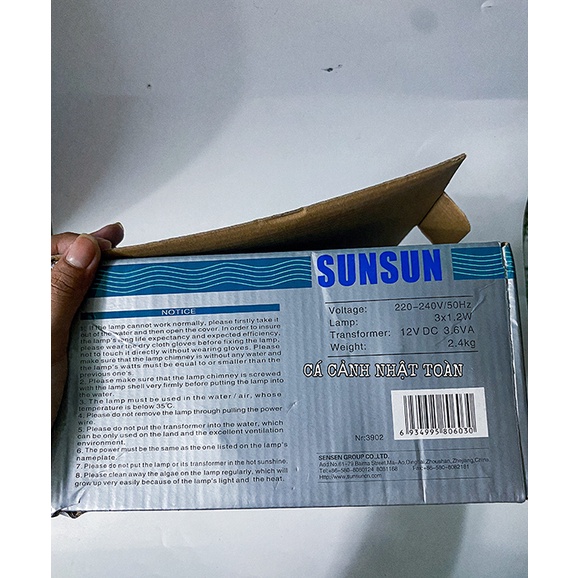 BỘ 3 LED PHA HÒN NON BỘ SÂN VƯỜN CHỐNG NƯỚC SUNSUN CLD 302