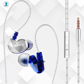 Tai nghe nhét tai Bluetooth QKZ CK6 Diamond (Đỏ, Xanh Dương)