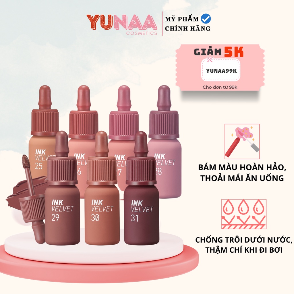 Son Kem Lì PERIPERA INK VELVET Lip Tint