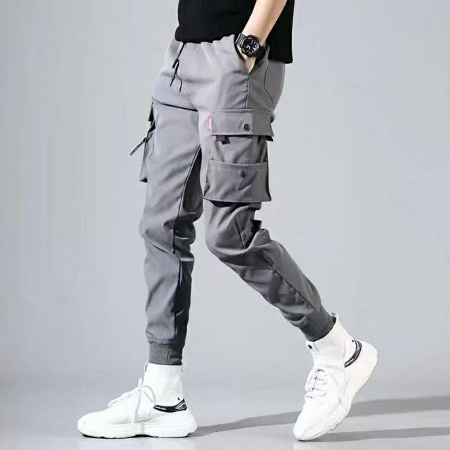 (Sẵn camo đậm L) Quần jogger túi hộp unisex nam nữ boxpant ulzzang camo hiphop