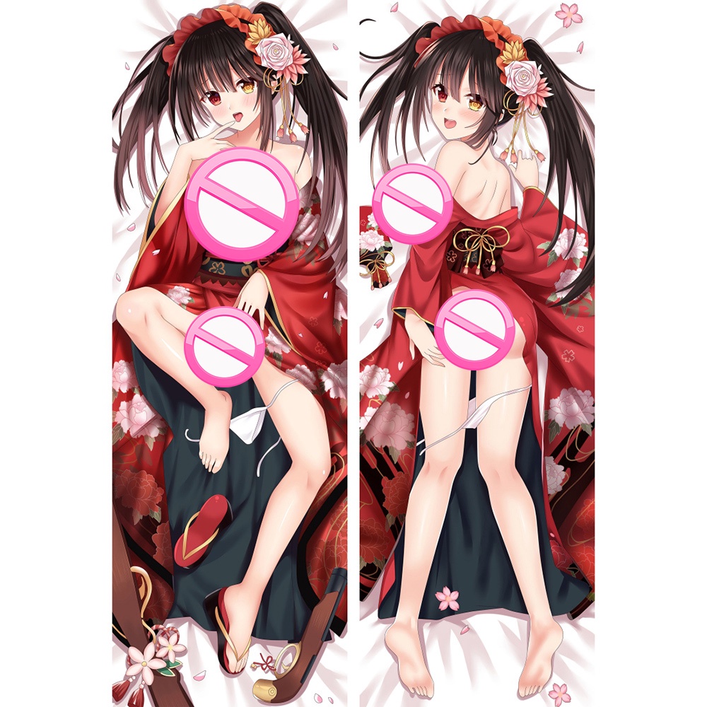 Vỏ Gối In Hình Anime DATE A LIVE Tokisaki Kurumi Dakimakura 60*180cm