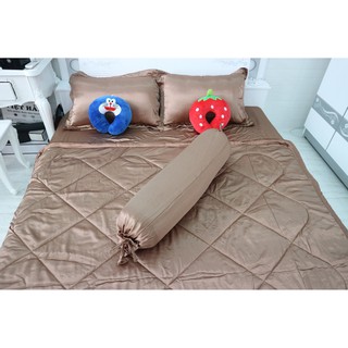 BỘ DRAP PHI LỤA  CAO CẤP SANG CHẢNH (CHỌN MÀU)