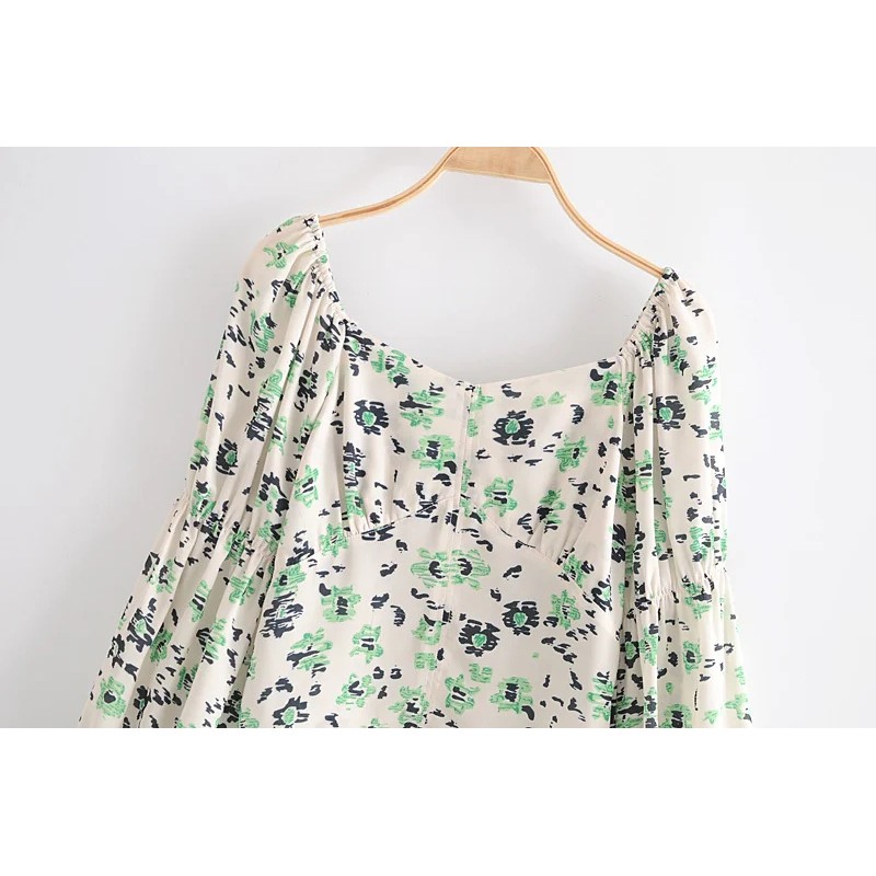 Zara Morocco full tag - Áo Zara hoa tiểu thư xinh đẹp AH01AKG52N9