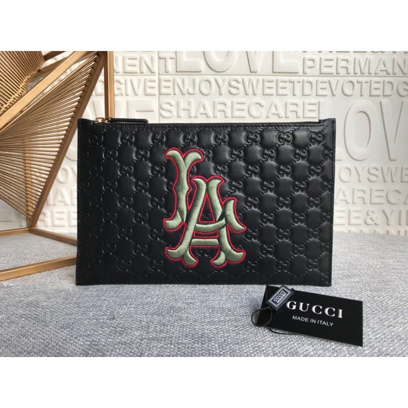 Túi ví, túi Clutch Gucci/GG/GC thiết kế logo và chữ LA siêu xinh