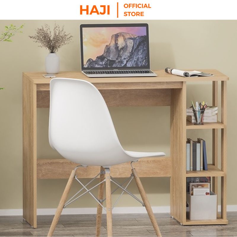 Bàn làm việc kèm giá sách tinh tế tiện lợi thương hiệu HAJI A73