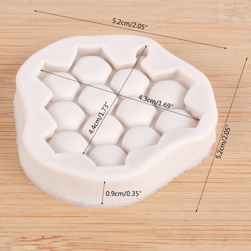Khuôn Silicone Tạo Hình Tổ Ong Làm Bánh Mousse / Chocolate