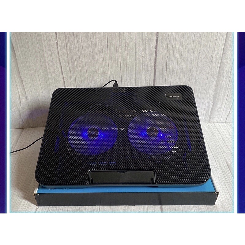 Đế Tản Nhiệt Laptop N99 2 Fan - Quạt Tản Nhiệt Laptop Có Led - N99