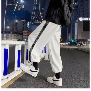  Quần ống rộng nam nữ ,quần jogger thiết kế dây rút mặc xuông bo gấu thể thao họa tiết đặc sắc 