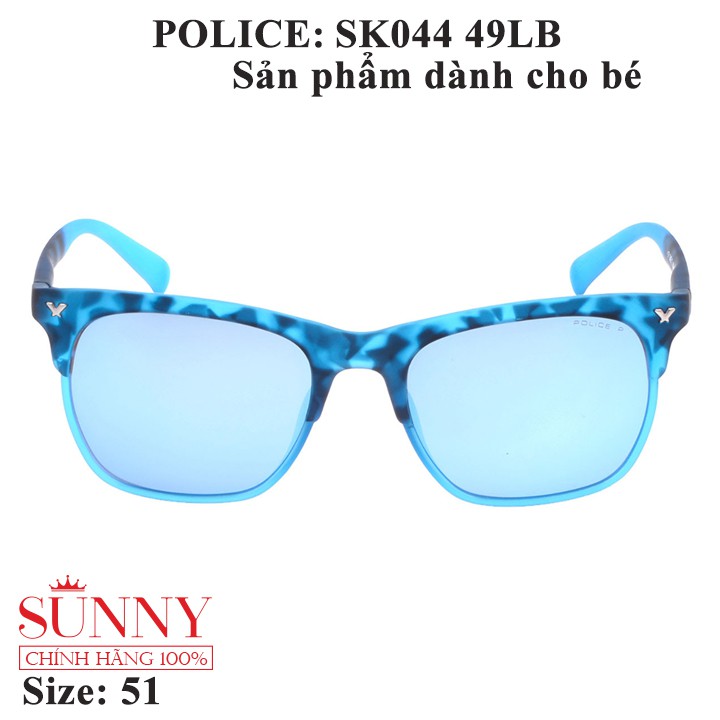 Kính mát chính hãng Police SK044 màu sắc thời trang, thiết kế dễ đeo bảo vệ mắt
