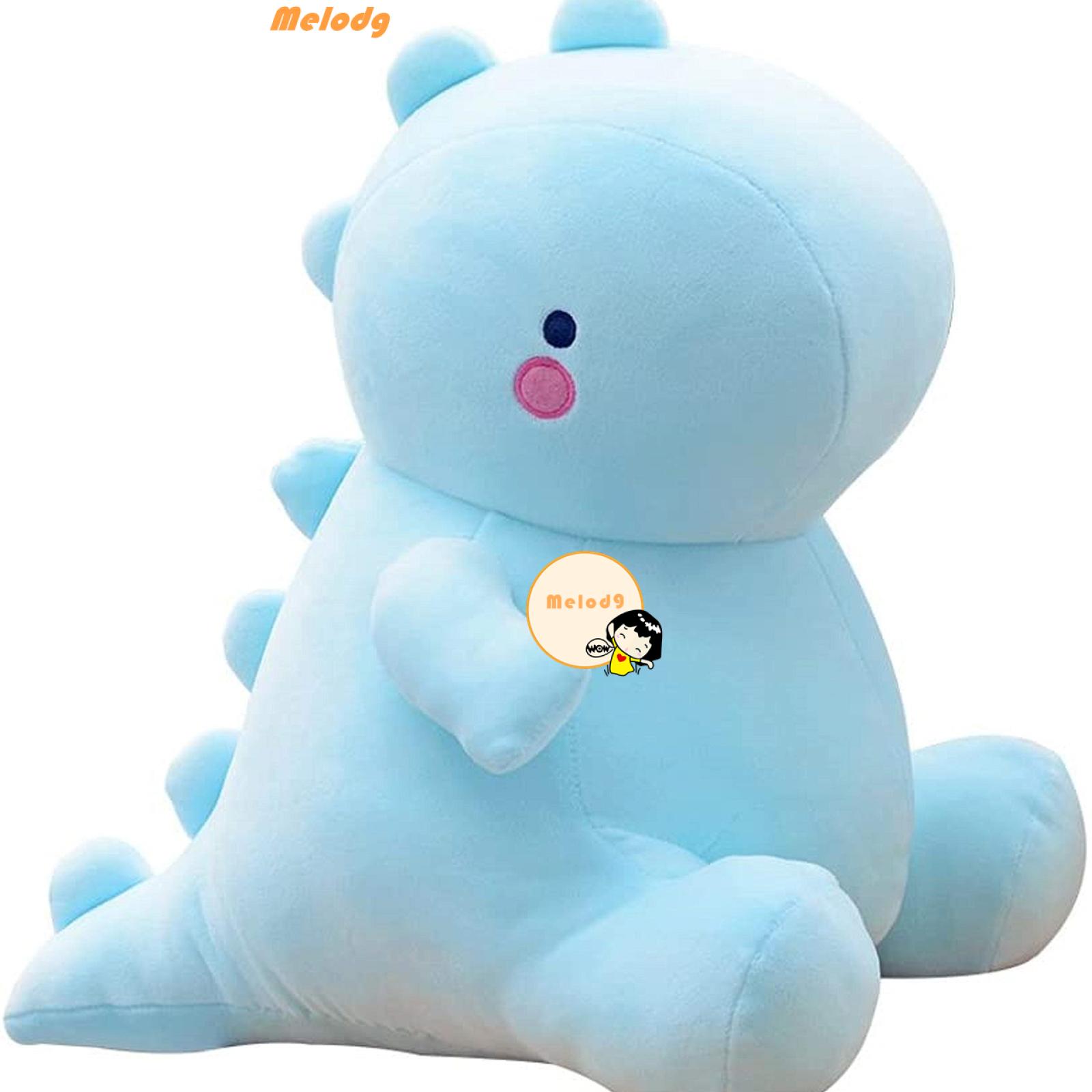 💍MELODG💍 Cartoon Pillow Plush Kids Polyester Blue 3D Dinosaur Stuffed Animal Hugging Pillow Soft 11.8 Inch