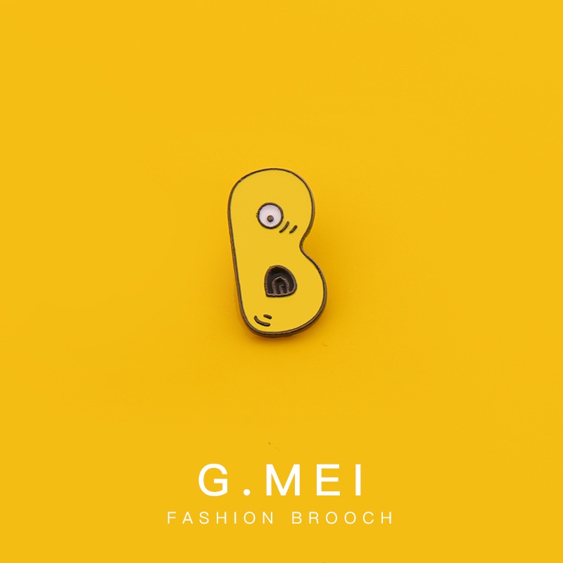 Ghim Cài Áo Hình 26 Chữ Cái Dễ Thương