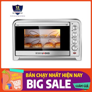 [HÀNG CÓ SẴN] Lò Nướng Ukoeo, Lò Nướng Bánh 75L HBD 7002- thanh nhiệt chữ M, nhiệt đều, bảo hành 12 tháng