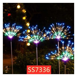 ĐÈN PHÁO HOA CÂY 6 NHÁNH CAO 1m - TREO 5m 5 BÔNG
