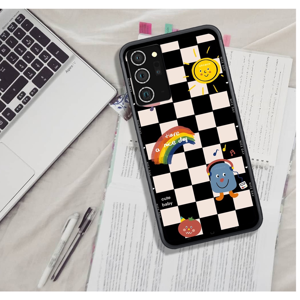 Ốp Lưng Samsung S20 - S20 PLUS - S20 ULTRA - NOTE 20 - NOTE 20 ULTRA - NOTE 20 FE , In Hình &quot;Black Heart&quot; Đẹp