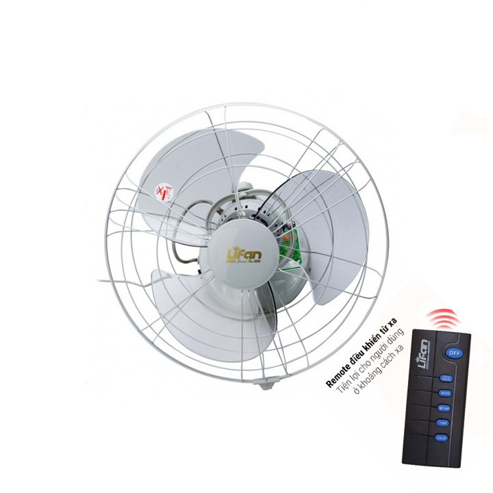 Quạt Trần Đảo Có Remote Lifan TĐ-16RC