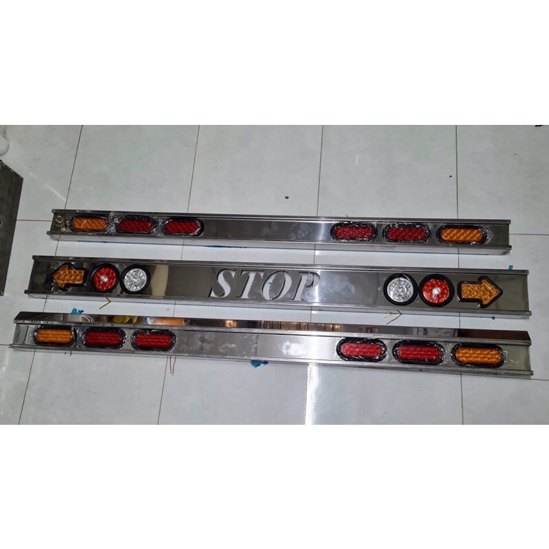 Đèn Led oval gắn cảng sau xe tải SD-2019, điện áp 12v-24v