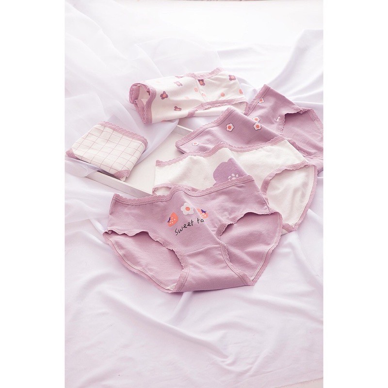 (Có chọn màu) Quần lót nữ cotton thun dễ thương thoáng mát SAKURA - Bae Lingerie | BigBuy360 - bigbuy360.vn