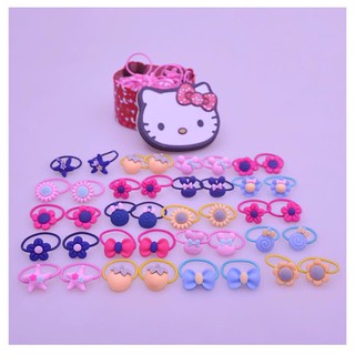 - Hộp 40 dây cột tóc kitty