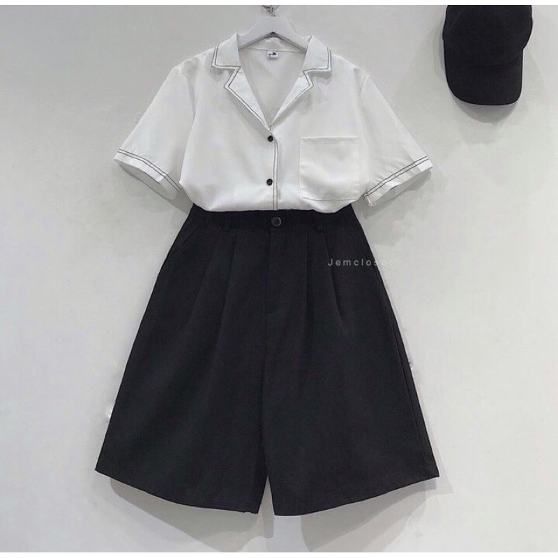 Quần đùi kaki thụng trơn LC | BigBuy360 - bigbuy360.vn