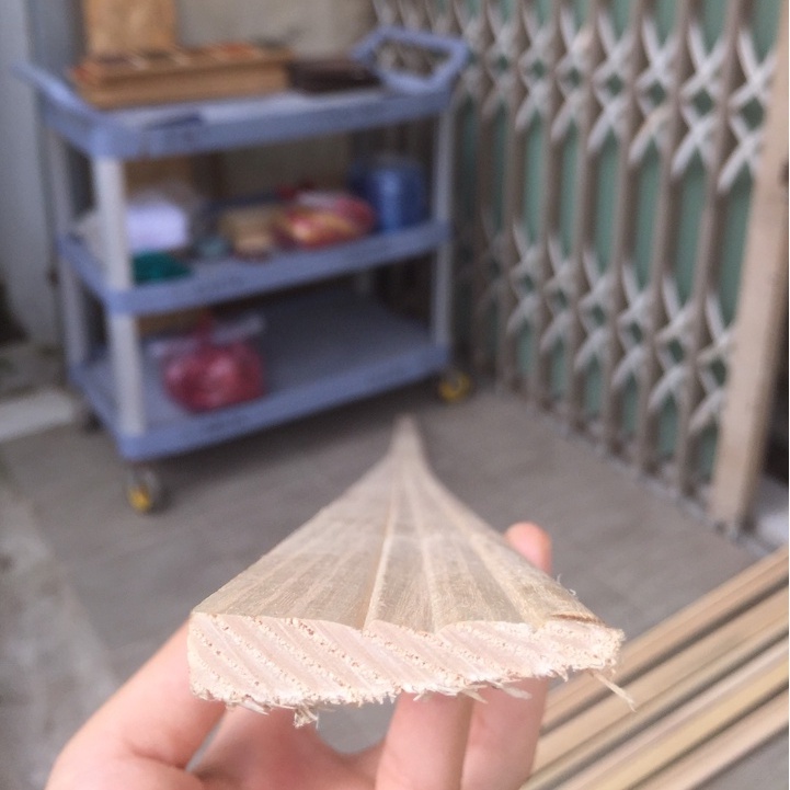 Nẹp cửa 5 cm, dùng nẹp cửa, sử dụng trong trang trí nội thất - LUXI WOOD