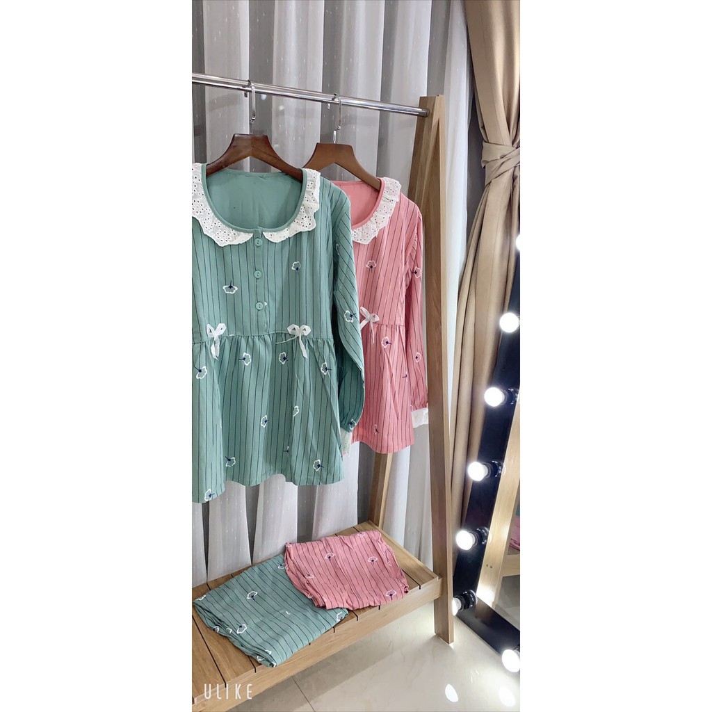 Bộ bầu và sau sinh cotton, co giãn đàn - 𝐁𝐃𝟓𝟒